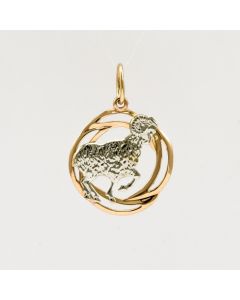 Auksinis pakabukas zodiakas 'Avinas' 817