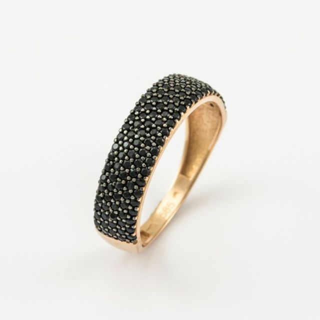 Auksinis žiedas su cirkoniais