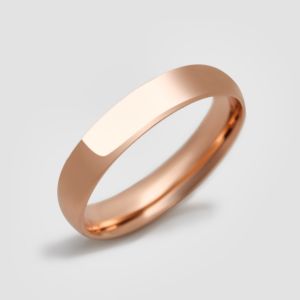 Vestuvinis žiedas klasikinis be komforto zonos, 4 mm, 23 dydis