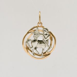 Auksinis pakabukas zodiakas 'Šaulys' 825