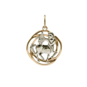 Auksinis pakabukas zodiakas 'Šaulys' 825